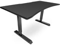 Svive Altair Gaming Desk matt sort med sorte sømmer Tilpasset musematte, balansejustering, høydejustering, kabelhåndtering