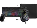 Mission SG GGB 2.3 gamingpakke med RGB Headset m/mikrofon, gamingmus, tastatur, musematte, RGB belysning