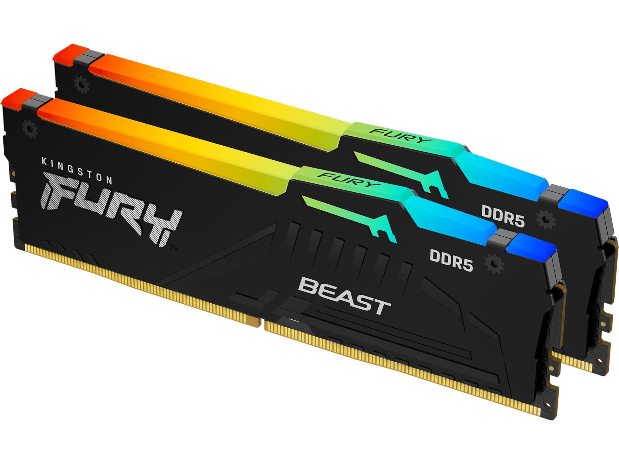 Kingston FURY Beast RGB DDR5 6000MHz 64GB 2x32GB, AMD EXPO, CL36, Intel XMP