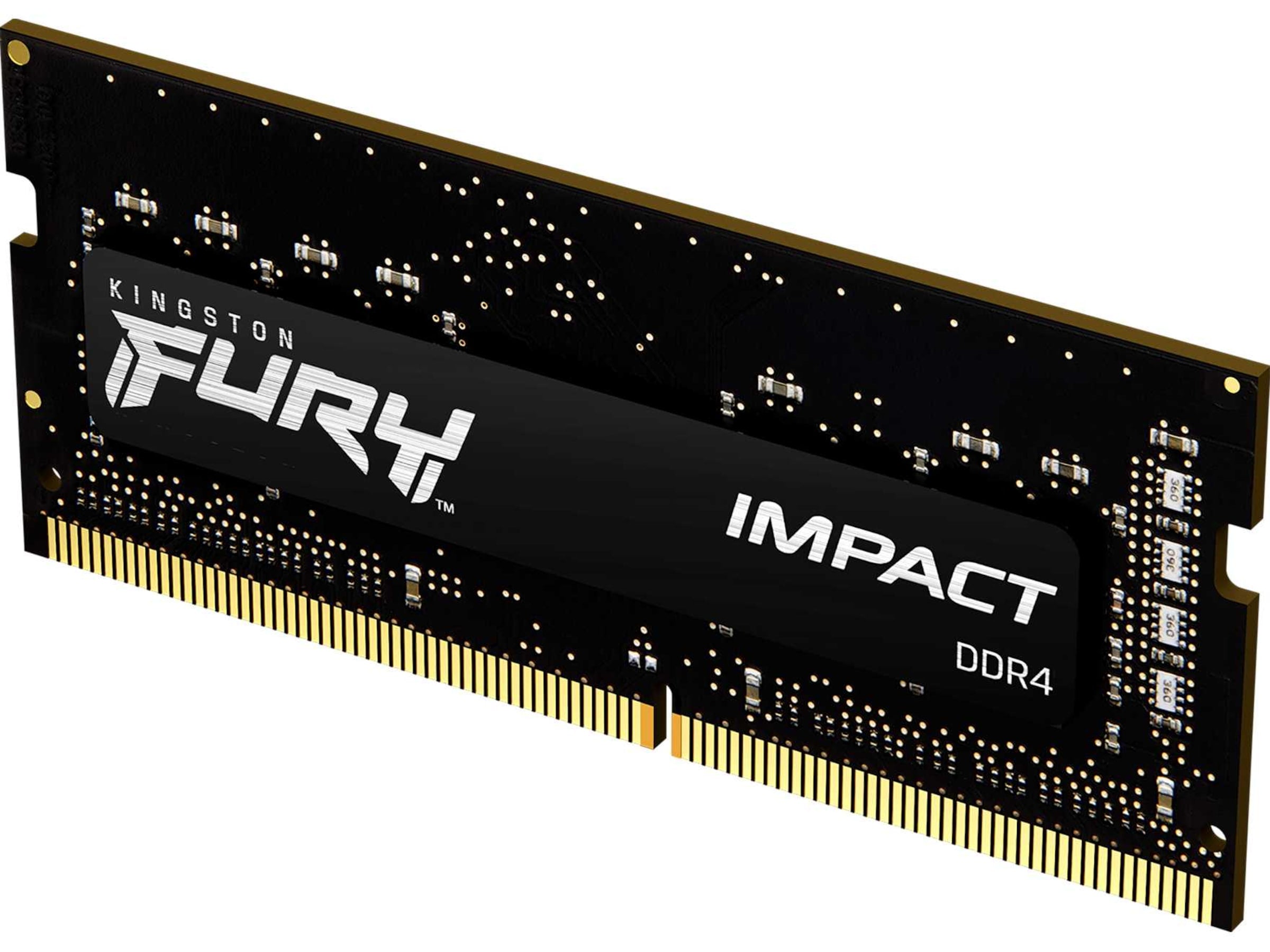 Kingston FURY Impact DDR4 3200MHz 16GB 16 GB, Intel XMP, CL20-22-22, 1,2 V, SO-DIMM