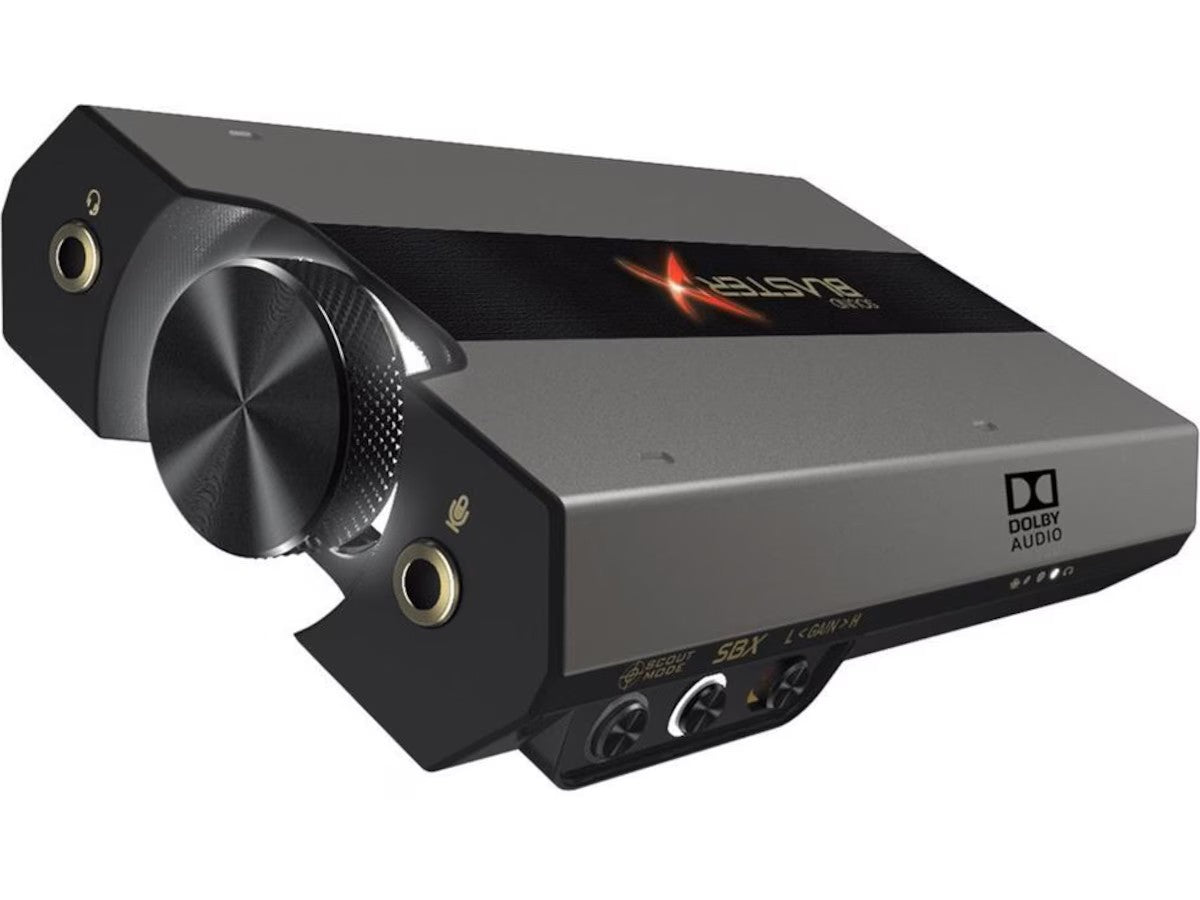 Sound BlasterX G6 Eksternt Lydkort Hi-Res Gaming DAC og USB-lydkort til PS4, PC, Xbox og Nintendo Switch