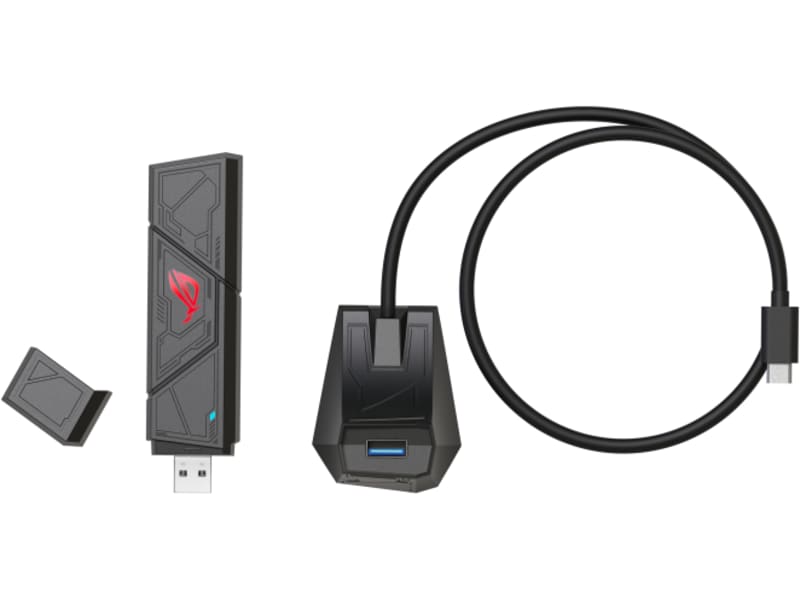 ASUS WiFi adapter ROG USB-BE92 BE6500, tri-band, WiFi 7