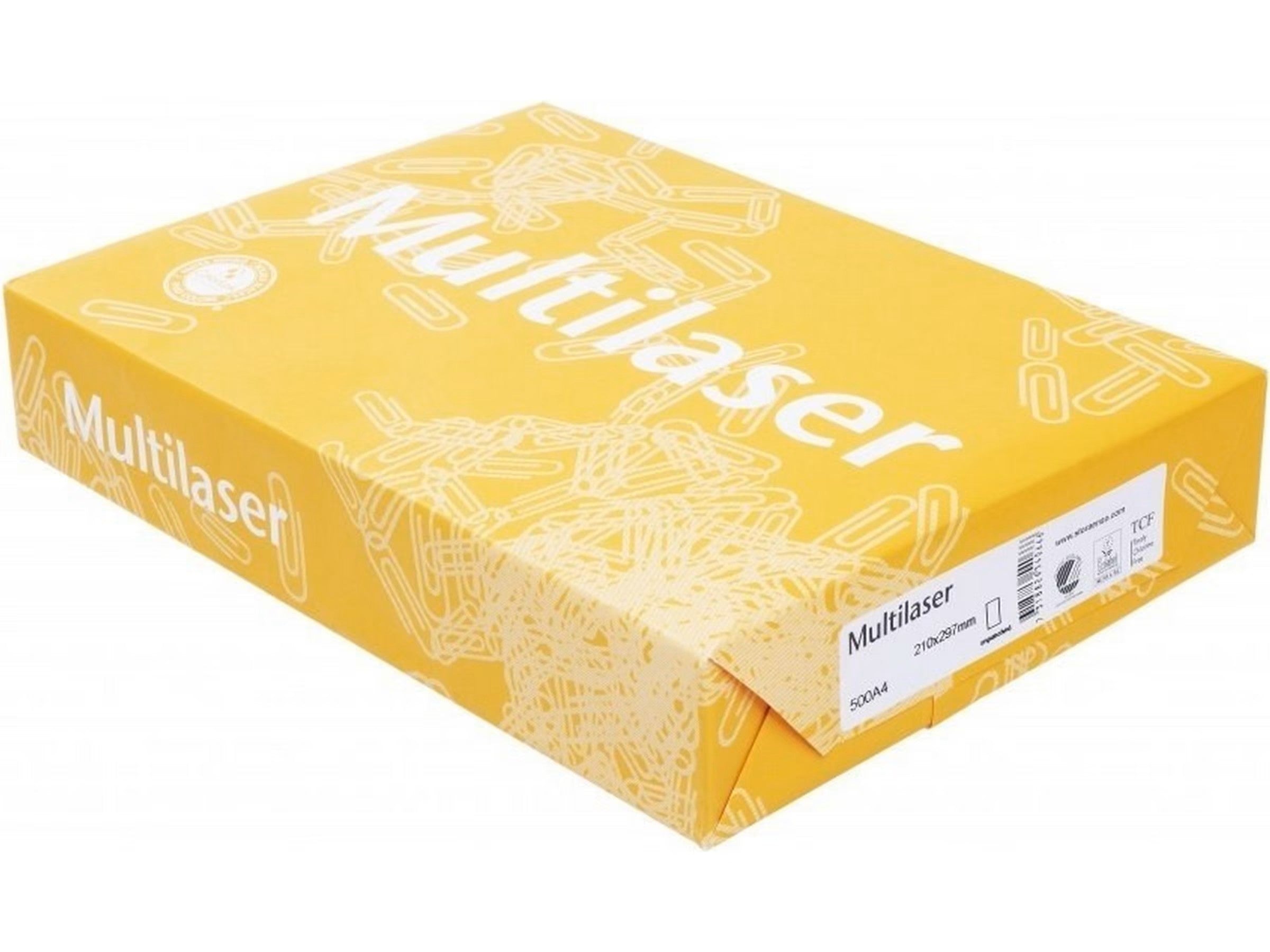 Multilaser papir A4 500 ark A4, 80g, 500 stk, u/hull