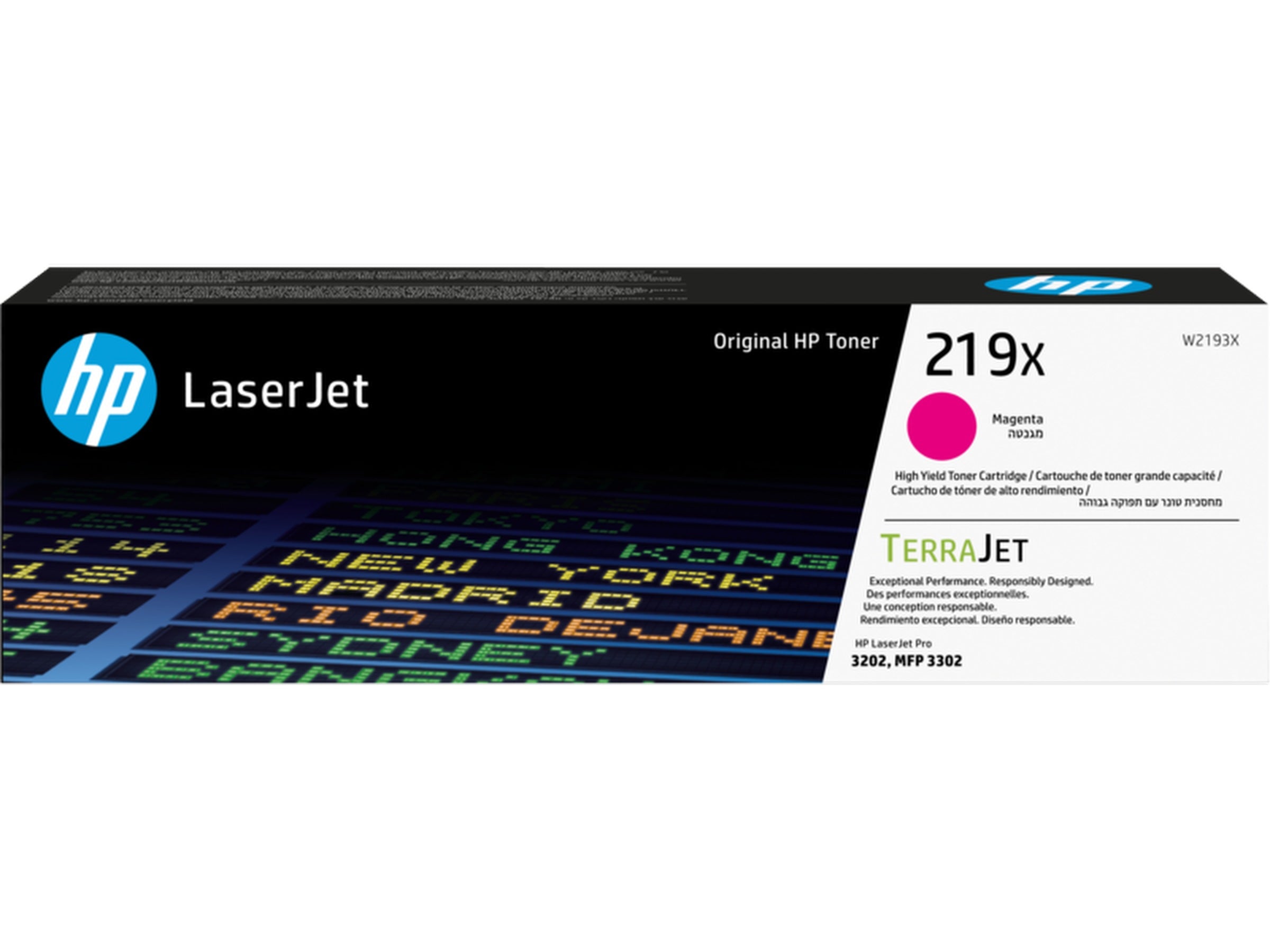 HP Toner 219X Magenta Laserjet Pro 3201-3204/3288/3302 - 2500 sider