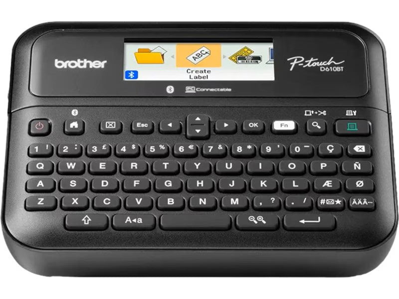 Brother Etikettskriver PTD610BTVP Business etikettskriver, skrivebredde 24mm , USB/Bluetooth