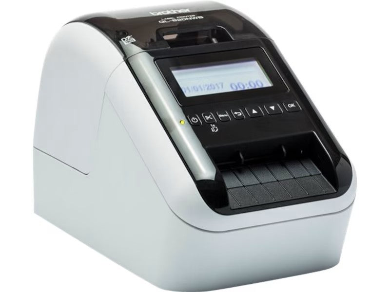 Brother Etikettskriver QL820NWBC Etikettskriver med Wi-Fi, Ethernet, Bluetooth, AirPrint og LCD display