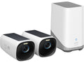 Eufy S330 eufyCam 3 Kit 4K overvåkningskamera 2 pk inkl HomeBase 3 4K, Built-In Solar Panel System, BionicMind™ AI Recognition,