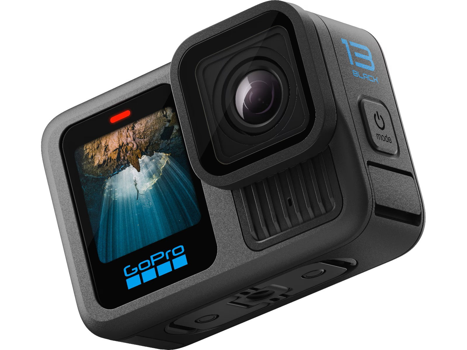 GoPro HERO13 Black 5.3K 60fps / 4K 120fps, HyperSmooth 6.0, 90 min brukstid, HDR + HLG HDR, 27MP