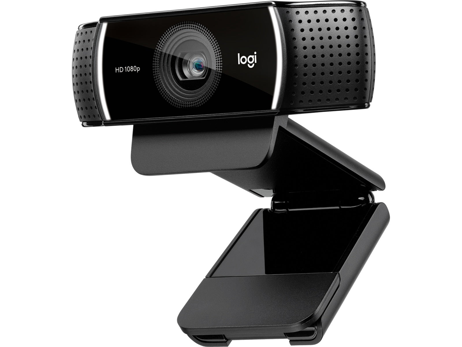 Logitech C920e HD webkamera sort 1080p, H.264, bredskjerm, stereo, carl zeiss optikk, Skype, Teams