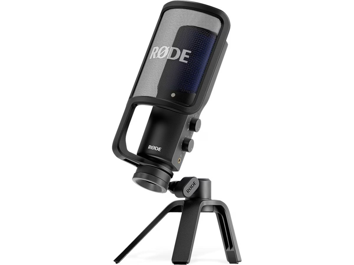 Røde NT-USB+ Professional USB-mikrofon (sort) USB-C, Revolution Preamp, APHEX® lydprosessor, popfilter