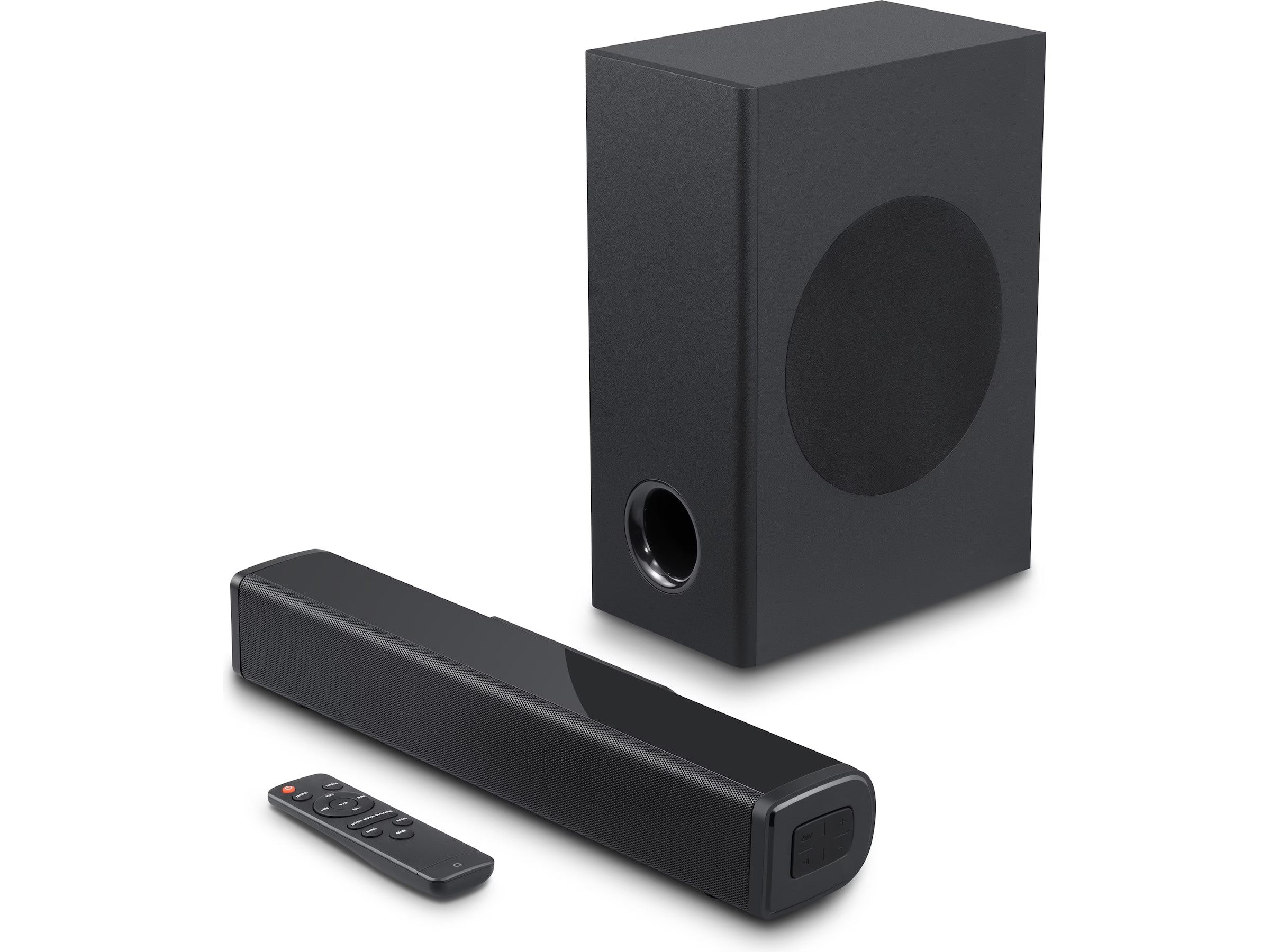 Andersson CTS-C2000 Soundbar med subwoofer Soundbar, Subwoofer, fjernkontroll, Bluetooth, kompakt, justerbar bass