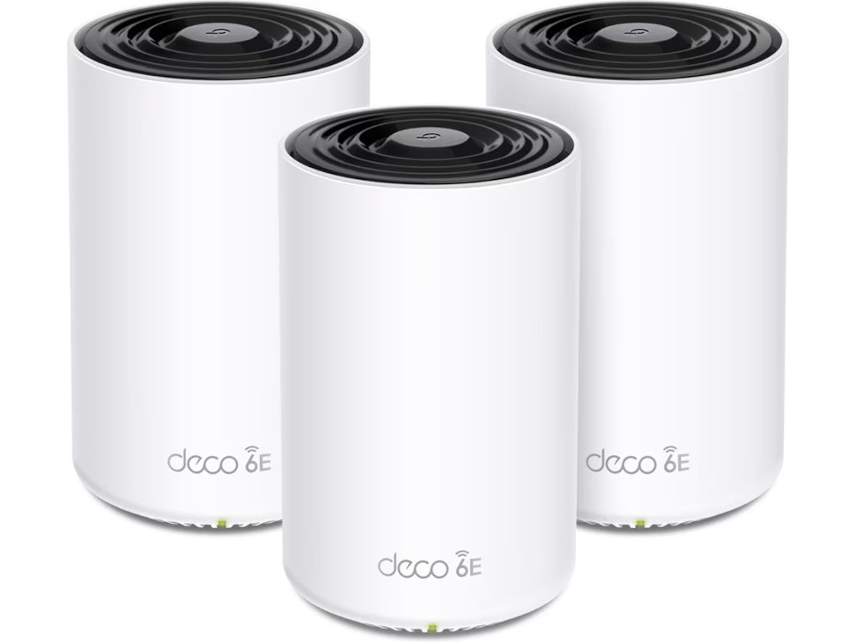 TP-Link Deco XE75 3-pack WiFi 6E Mesh AXE5400 Tri-band, AI-Driven Mesh