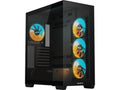 Gigabyte C500 Panoramic Stealth Mid Tower (sort) Mini ITX/Micro ATX/ATX, 4x120mm vifter