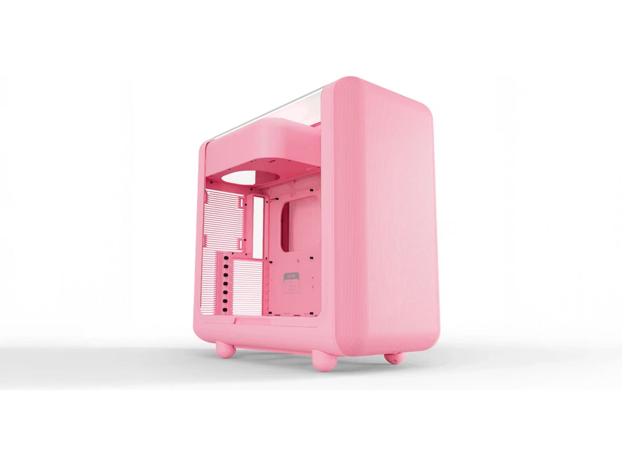 HYTE X50 Midi-Tower (rosa) E-ATX (opptil 10,6”)/ATX/MATX/ITX, herdet glass
