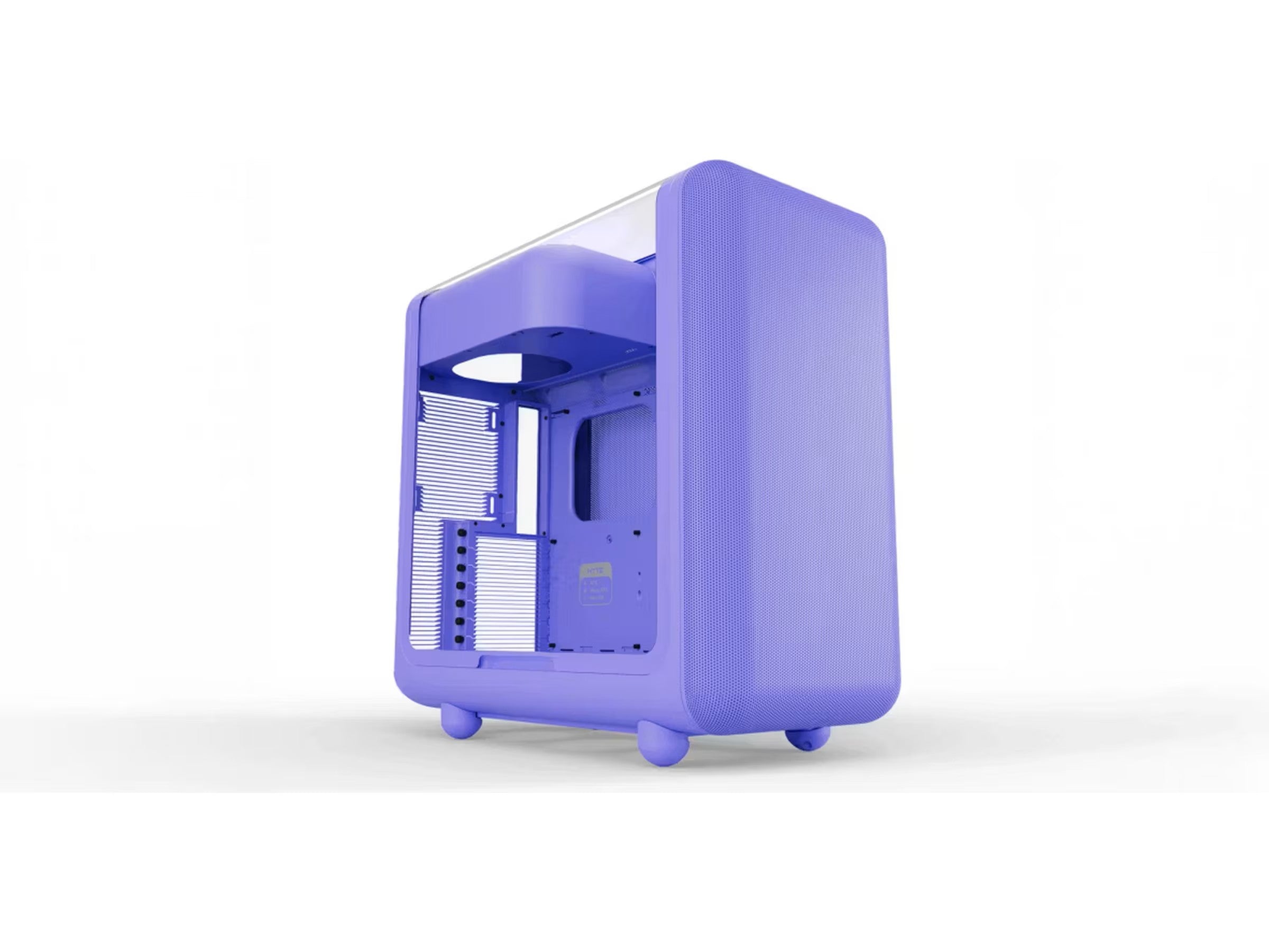 HYTE X50 Mid Tower (lilla) E-ATX (opptil 10,6”)/ATX/MATX/ITX, herdet glass