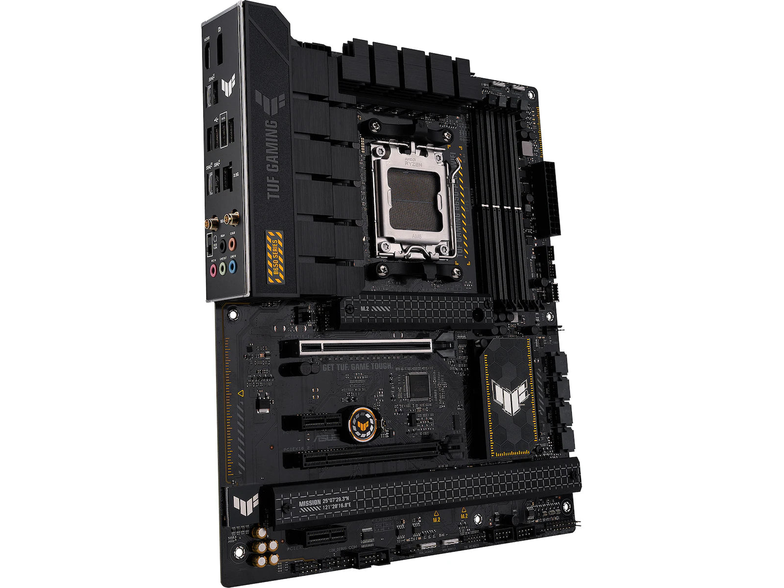 ASUS TUF Gaming B650-PLUS WIFI Hovedkort AM5, ATX, DDR5, 1 x PCIe 4.0/3.0 x16, 3 x M.2
