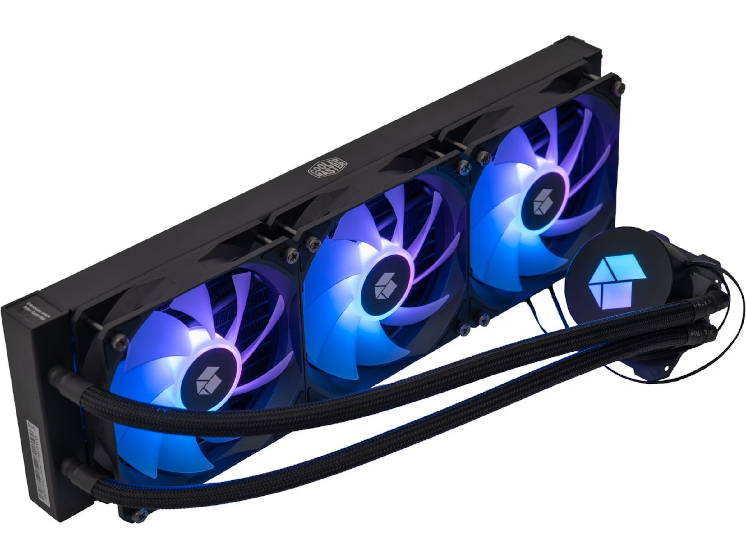 CM ML360L Core ARGB Komplett Edition Kjøler 360mm Radiator, 3x120mm ARGB Fans, ARGB pump, Komplett Edition