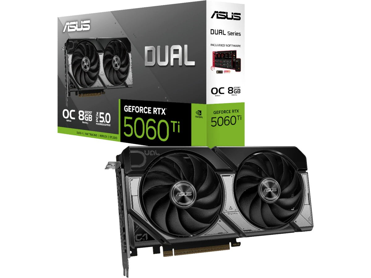 Asus Upgrade Bundle 1 Inkl. ASUS DUAL GeForce RTX 5060 Ti OC og ASUS TUF Gaming 750W Gold
