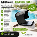 Philbert Sunshade og Privacy Hood laptopetui for 15–16" – svart