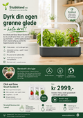 Click and Grow Smart Garden 9 startpakke – mørk grå