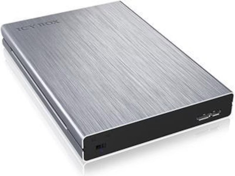 ICY BOX IB-241WP HDD Kabinett 2,5", SATA, SSD, 9.5mm HDD, Plug & Play, Hot Swap, USB 3.0, Write-protection