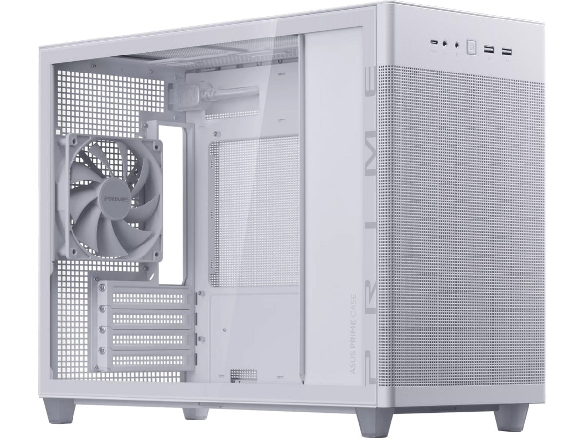 ASUS Prime AP201 Tempered Glass Mini Tower (hvit)