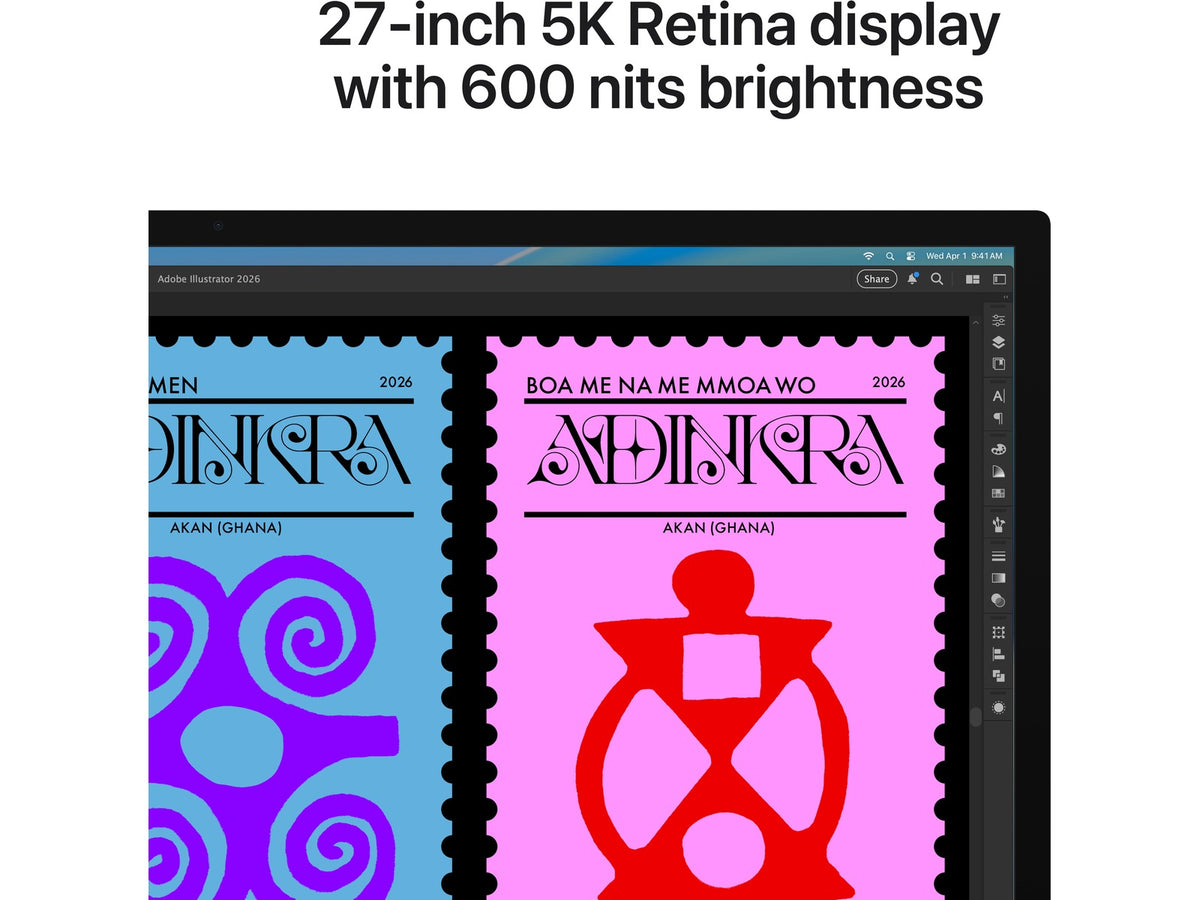 Apple Studio Display (2026) Standard glass - stativ med vinkeljustering