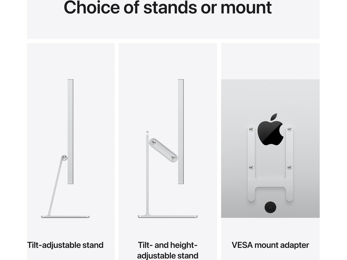 Apple Studio Display (2026) Standard glass - stativ med vinkeljustering