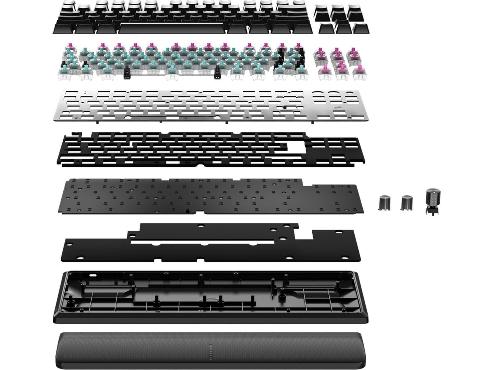 Corsair K70 PRO TKL RGB Gamingtastatur (sort)
