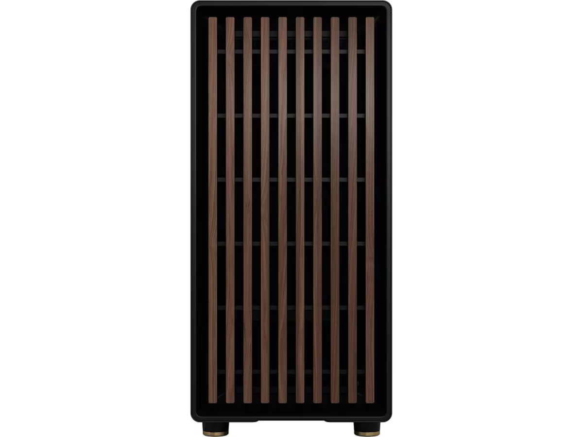 Fractal North Charcoal Black TG Mid Tower