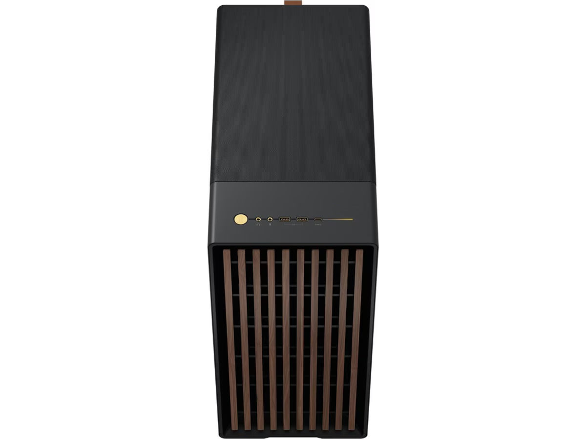 Fractal North Charcoal Black TG Mid Tower
