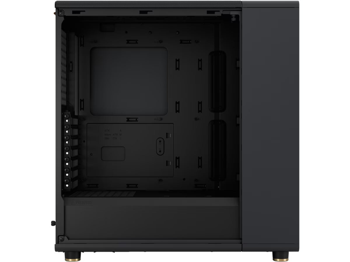 Fractal North Charcoal Black TG Mid Tower