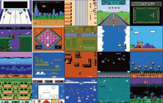 Gaming Tech CT-885 8-bit portabel spillkonsoll (hvit)