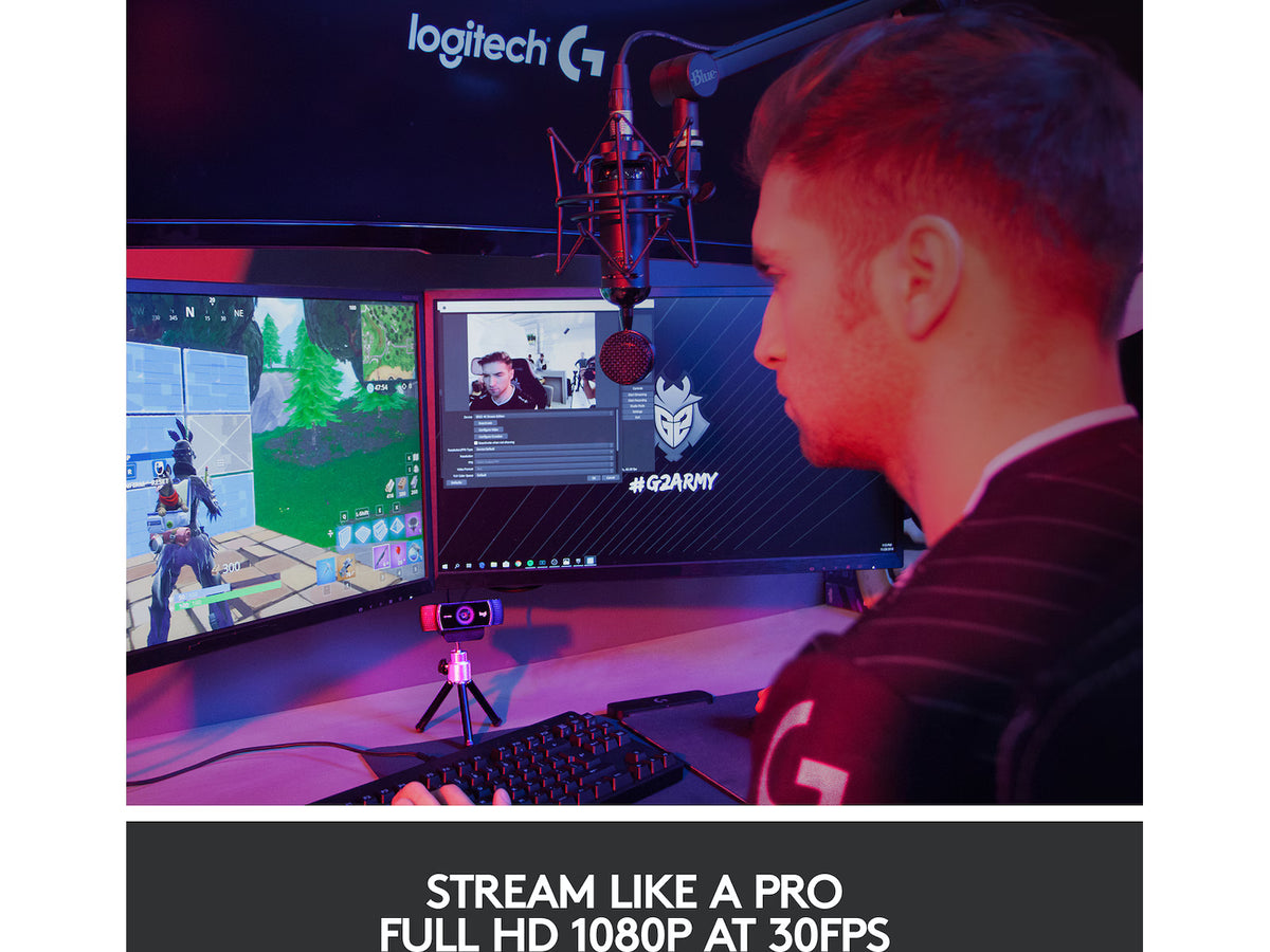 Logitech C922 30FPS 1080P Professionel Streaming Webkamera
