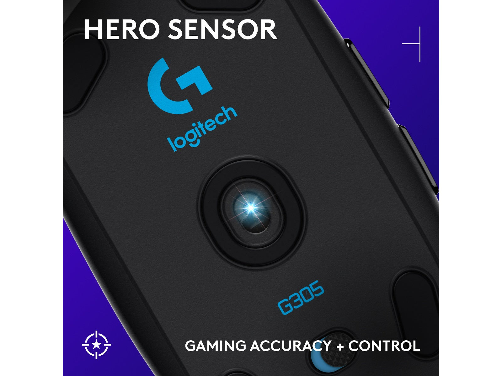 Logitech G305 LIGHTSPEED Trådløs Gamingmus (sort)