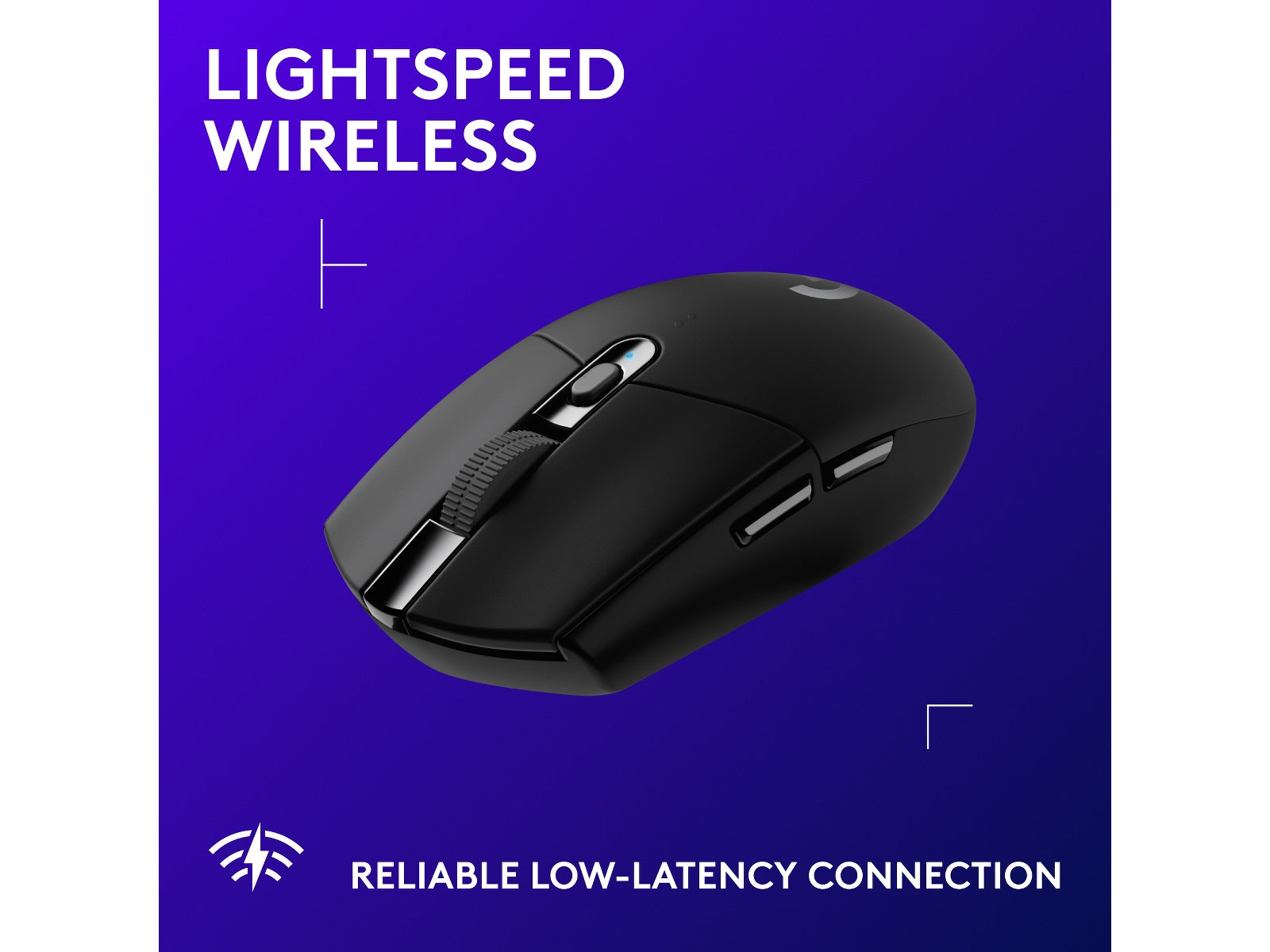 Logitech G305 LIGHTSPEED Trådløs Gamingmus (sort)