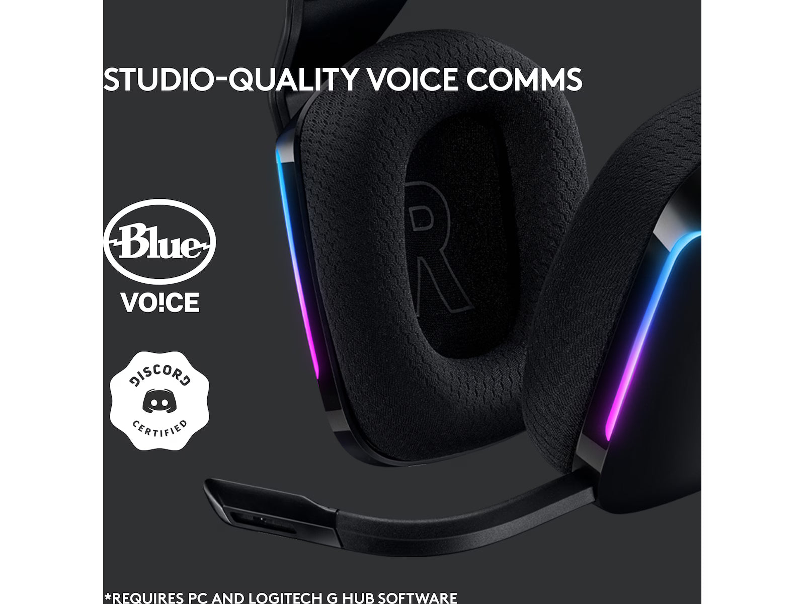 Logitech G733 LIGHTSPEED Trådløst Gaming Headset (sort)