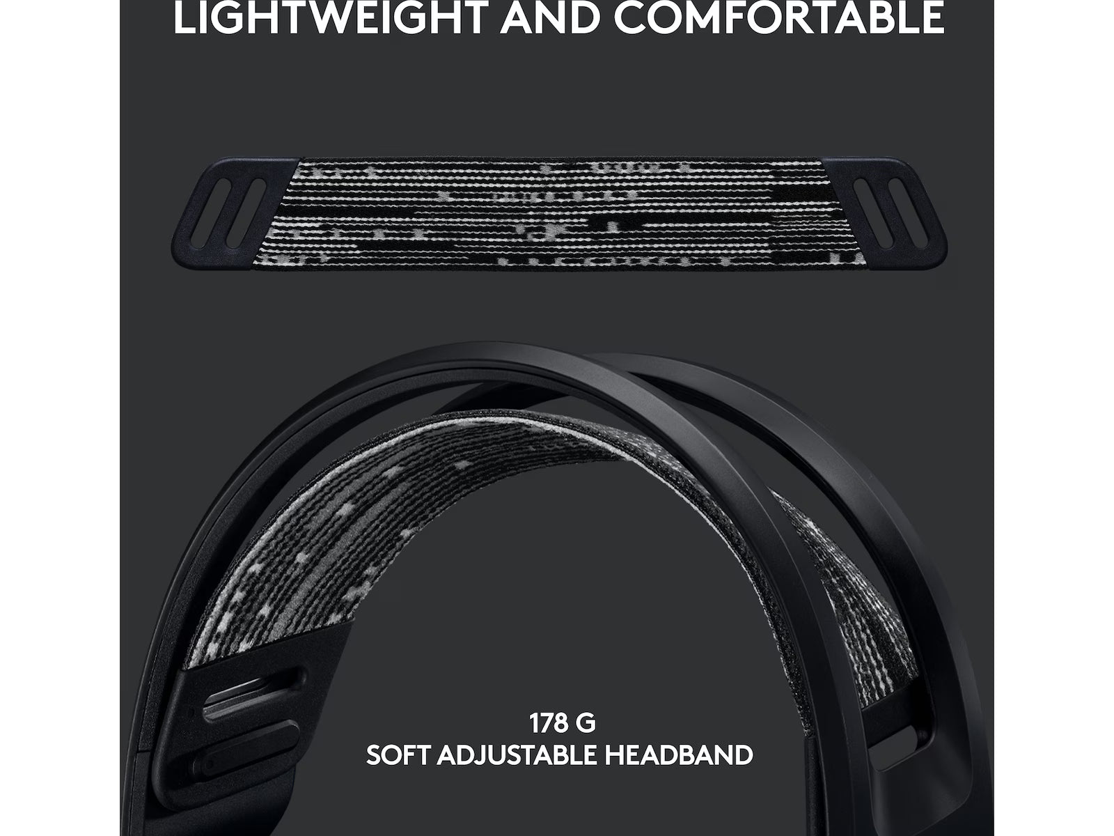 Logitech G733 LIGHTSPEED Trådløst Gaming Headset (sort)