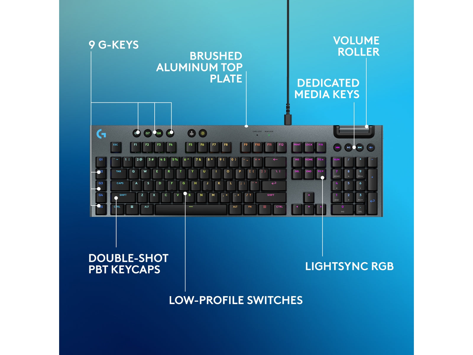 Logitech G915 X Gamingtastatur (sort)