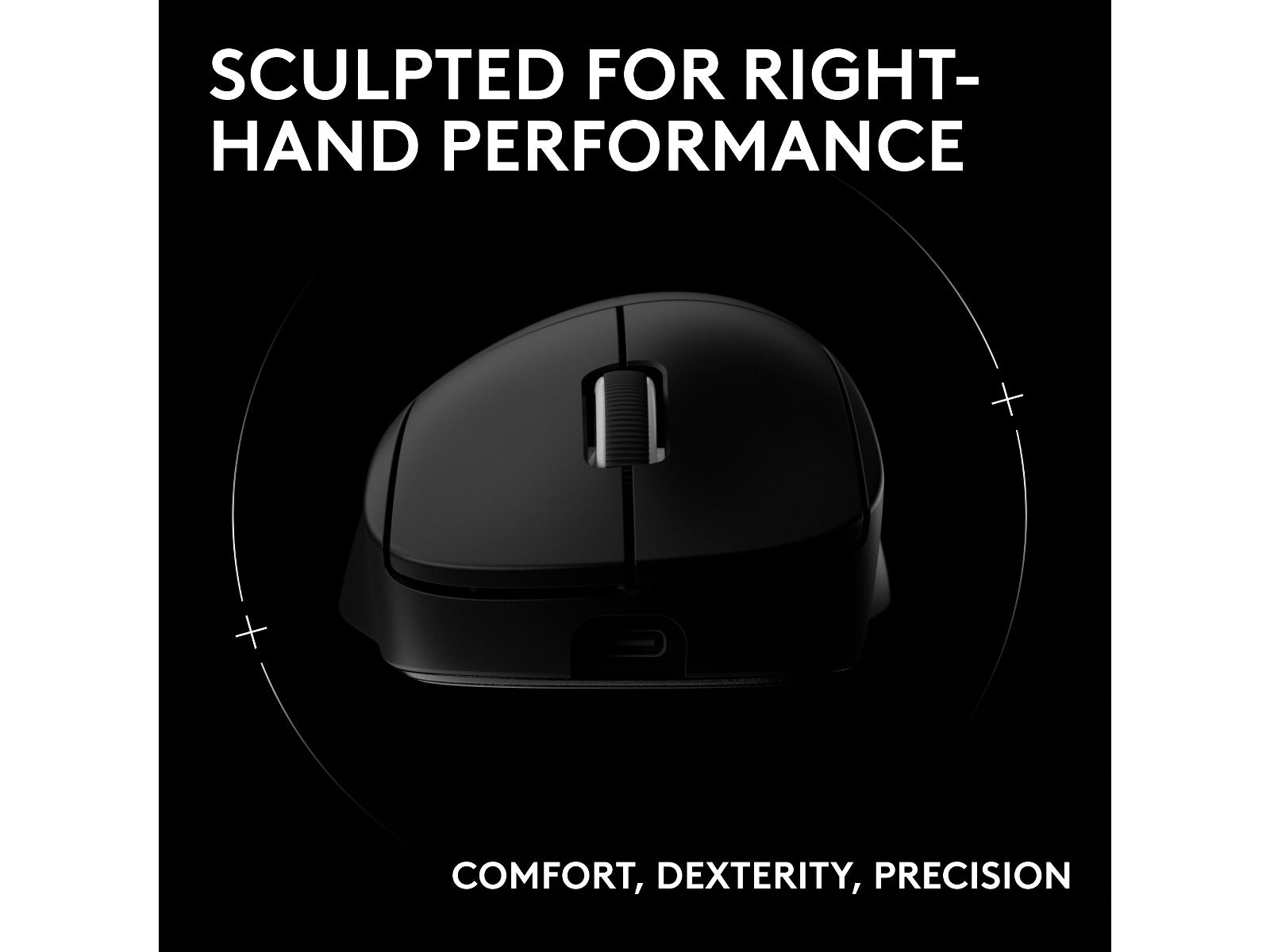 Logitech Pro X Superlight 2 DEX Trådløs Gamingmus (sort)