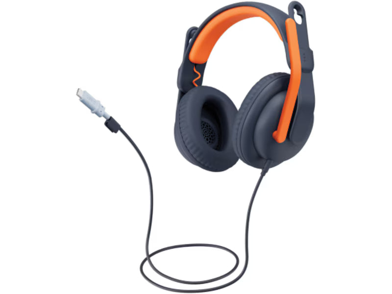 Logitech Zone Learn Hodetelefoner med ledning, Over-Ear (blå)