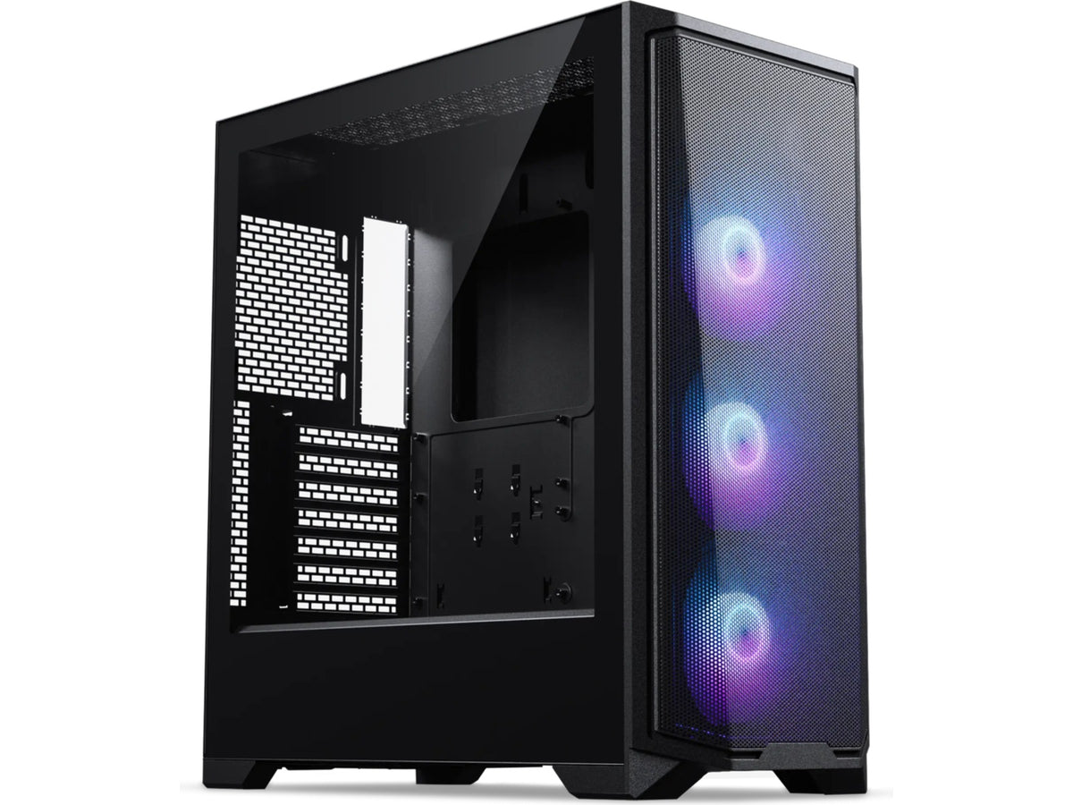 Phanteks Eclipse G370A Mid Tower (sort) SSI-EEB/E-ATX/ATX/Micro-ATX/Mini-ITX, Tempered Glass