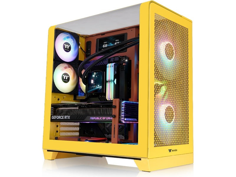Thermaltake View 390 Air Mid Tower (butter caramel) ATX/Micro ATX/Mini ITX, herdet glass