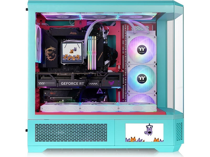 Thermaltake View 600 TG Full Tower (mint strawberry) E-ATX/ATX/Micro ATX/Mini ITX, herdet glass