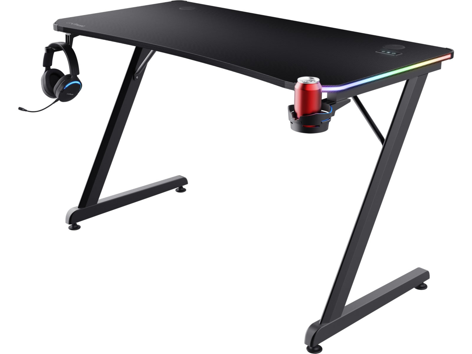 Trust GXT 709 Luminus RGB Gaming Desk