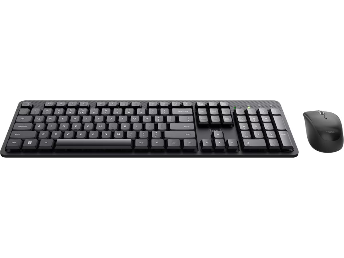 Trust ODY II trådløs mus og tastatur nordisk (sort)
