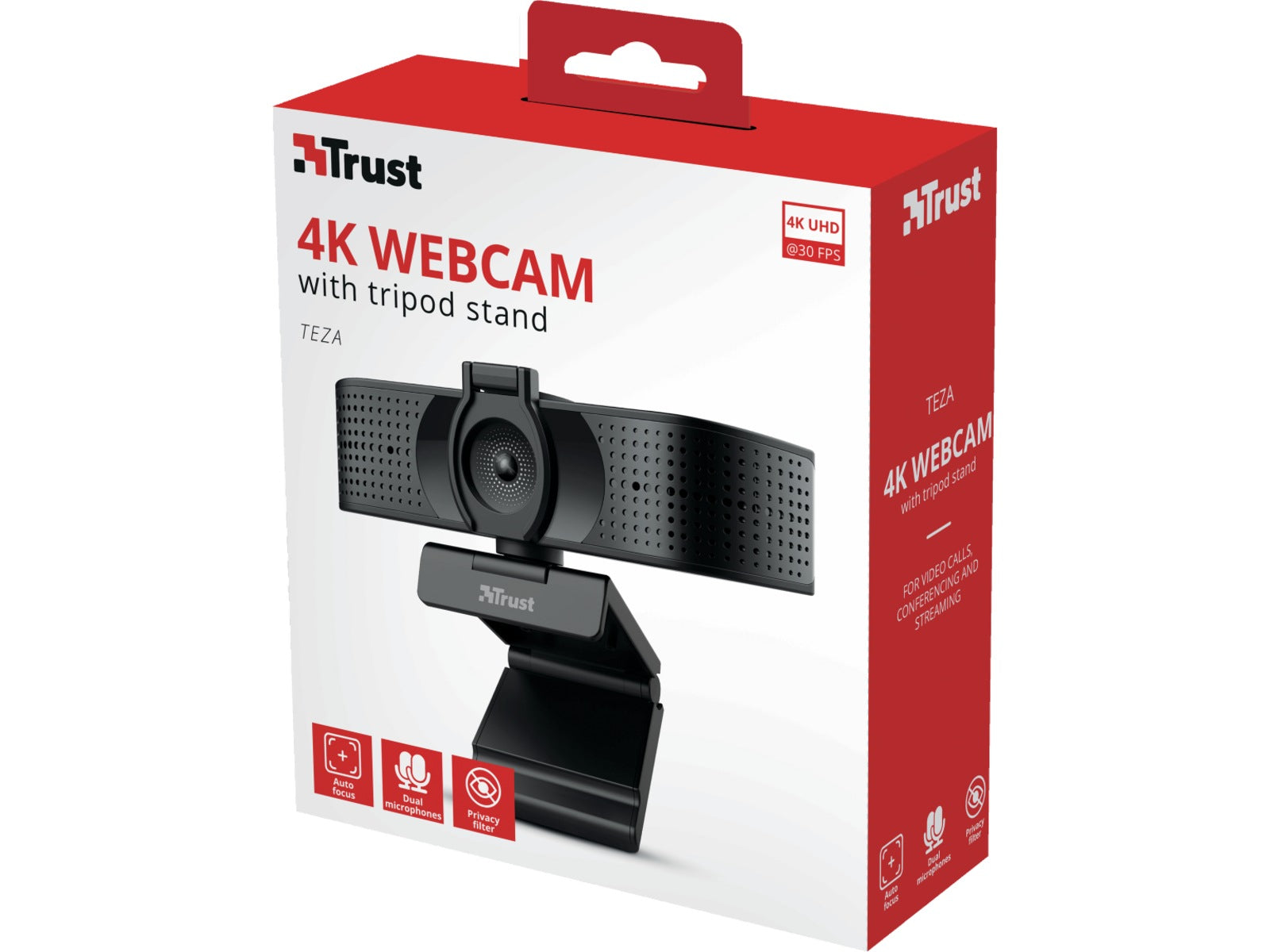 Trust Teza 4K Ultra HD Webkamera