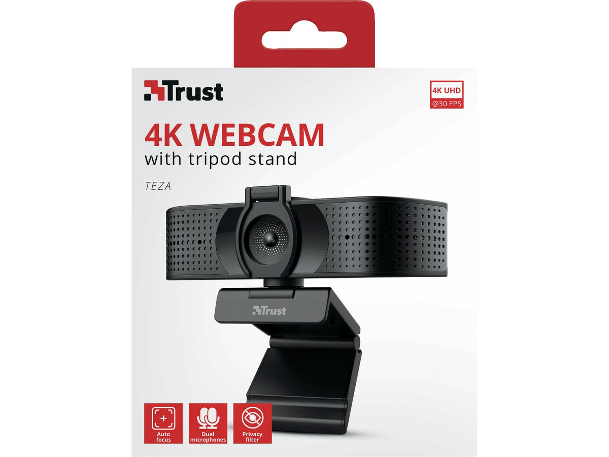 Trust Teza 4K Ultra HD Webkamera