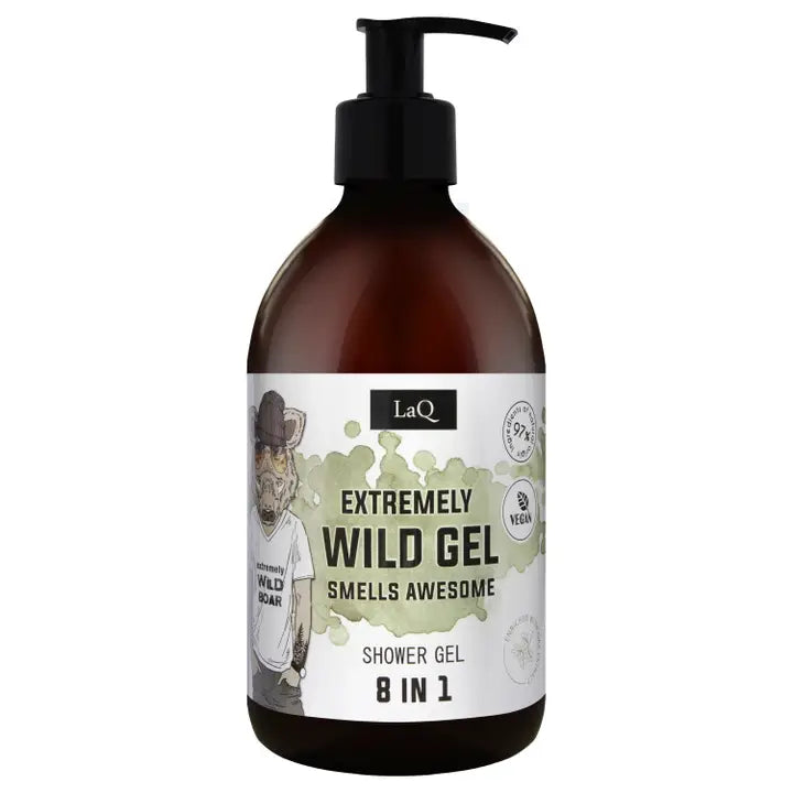 Dusjsåpe Men 8 i 1 - Ekstremt vill - Vegansk // 500ml