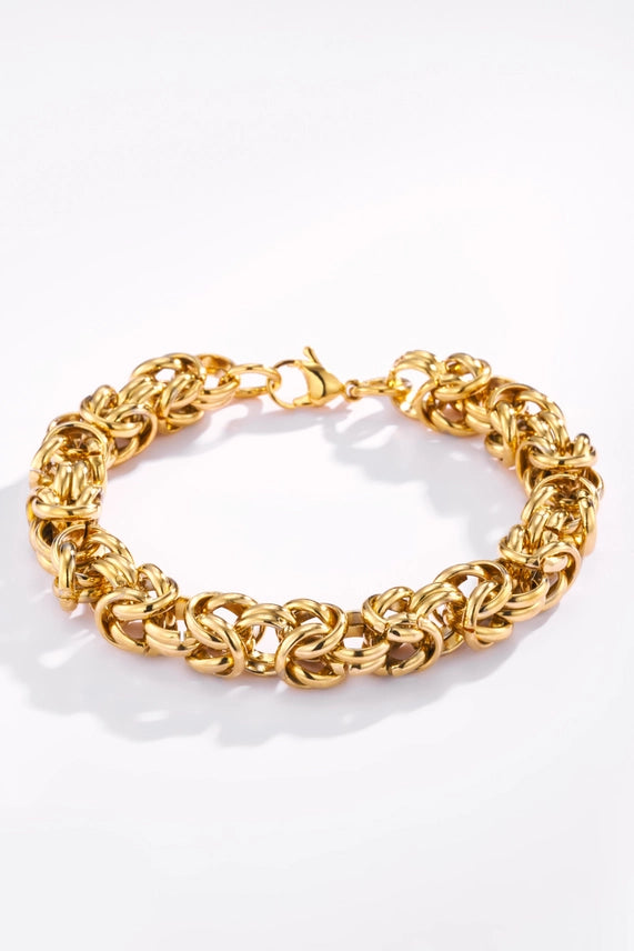 Stainless Steel Bracelet gullfarge
